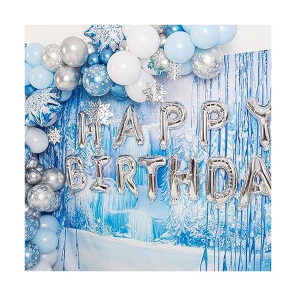 PARTYNOW Kit de 149 globos con temática de hielo y nieve_2
