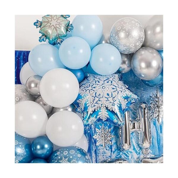PARTYNOW Kit de 149 globos con temática de hielo y nieve_4