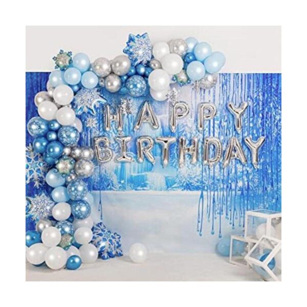 PARTYNOW Kit de 149 globos con temática de hielo y nieve_1