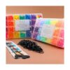 Cuentas de cabello de 18 colores de 0.354 in para trenzas_3