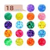 Cuentas de cabello de 18 colores de 0.354 in para trenzas_4