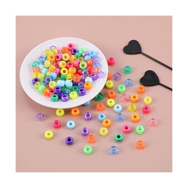 Cuentas de cabello de 18 colores de 0.354 in para trenzas_5