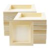 FSWCCK 10 tableros de madera de 5 x 5 pulgadas lienzo de