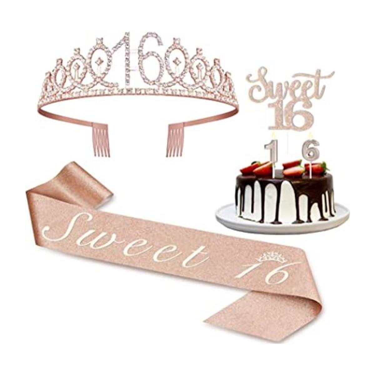 Decoraciones de cumpleaños de los Dulces 16 para niñas