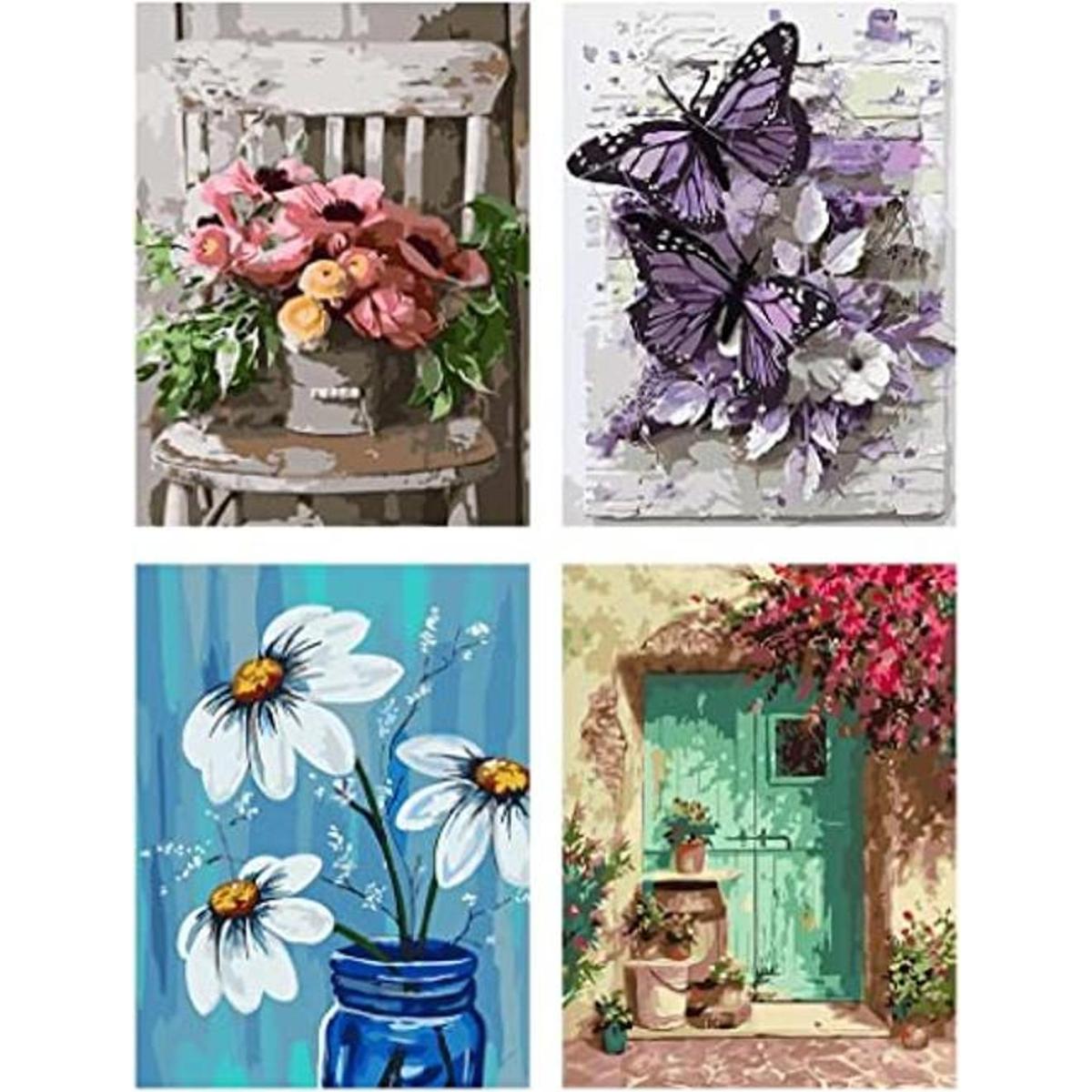 LWZAYS Pintura por números para adultos principiantes