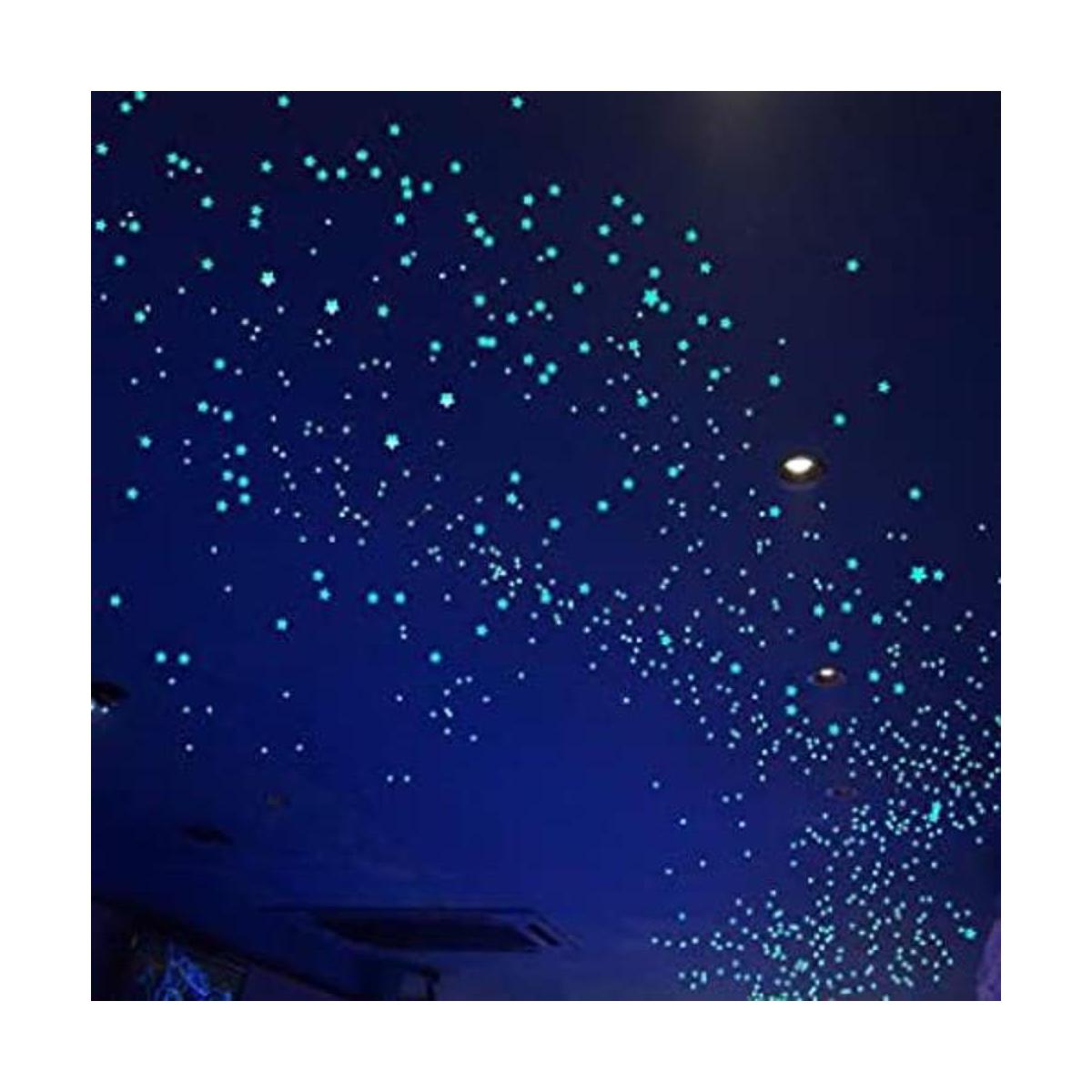 Calcomanías de estrellas que brillan en la oscuridad