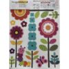 Calcomanías de pared de flores para niños calcomanías de_5