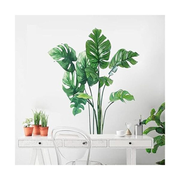 Calcomanías de pared de hojas de Monstera hojas_4
