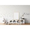 Calcomanías de pared de estrellas doradas extraíbles para_2