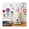Calcomanías de pared de flores para niños calcomanías de_1