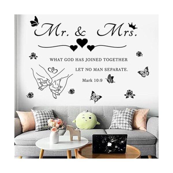 Calcomanías de pared de Mr. and Mrs. Calcomanías de pared
