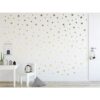 Calcomanías de pared de estrellas doradas extraíbles para_5