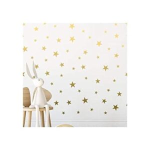 Calcomanías de pared de estrellas doradas extraíbles para_1