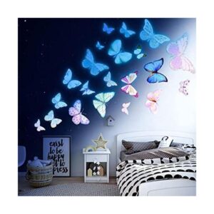 Calcomanías de pared de mariposa brillante 58 calcomanías