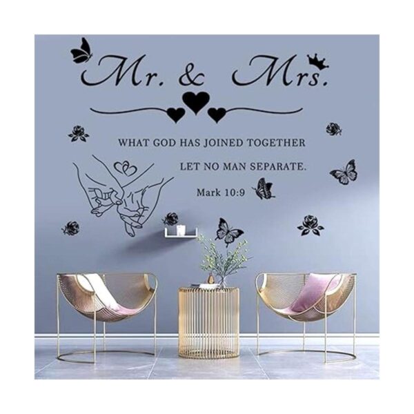 Calcomanías de pared de Mr. and Mrs. Calcomanías de pared