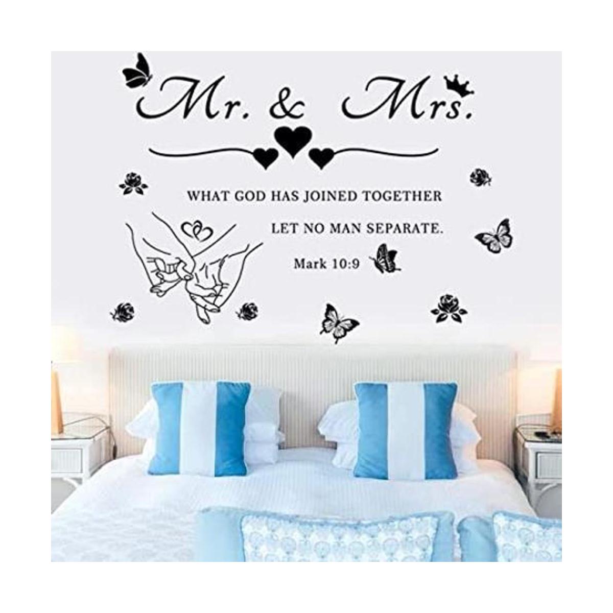 Calcomanías de pared de Mr. and Mrs. Calcomanías de pared