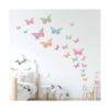 Calcomanías de pared de mariposa brillante 58 calcomanías