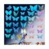 Calcomanías de pared de mariposa brillante 58 calcomanías