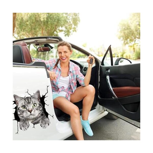 Calcomanías de vinilo para auto y gato calcomanías para