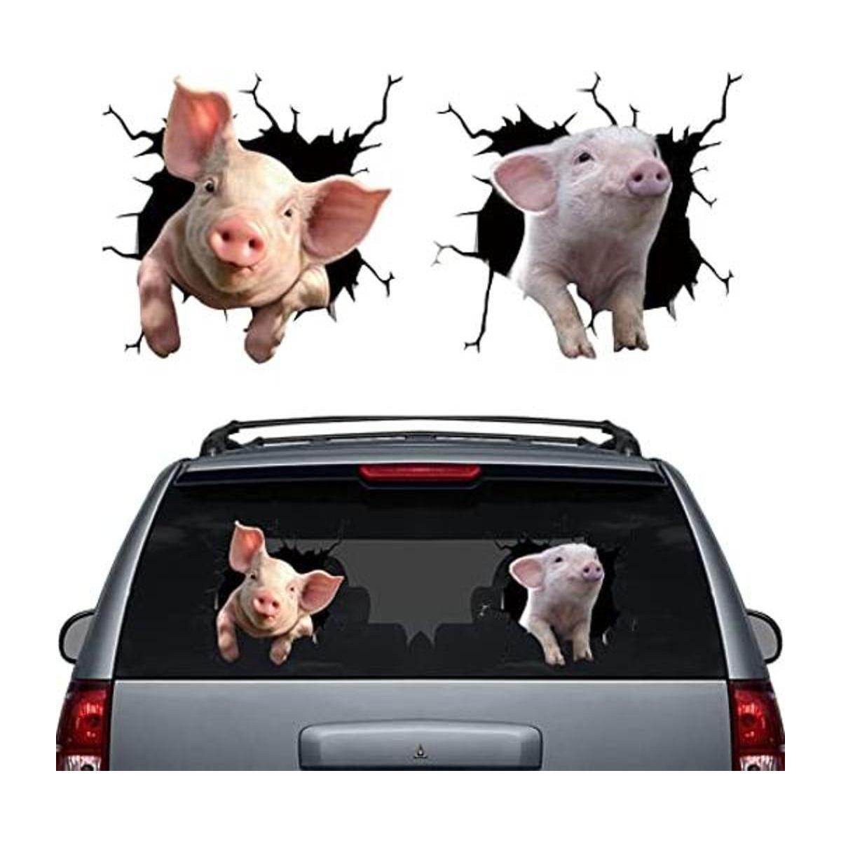 Calcomanías divertidas de animales para coche calcomanías