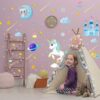 Calcomanías de unicornio que brillan en la oscuridad 206