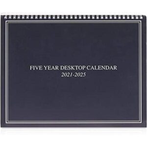 Calendario de escritorio mensual grande de 5 años 20212025_1