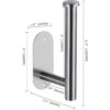 Calegency Soporte para papel higiénico autoadhesivo o