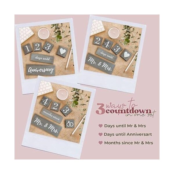 Calendario de cuenta regresiva de boda regalo de_2