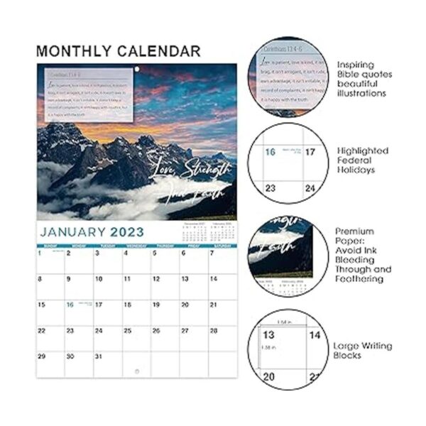 Calendario de pared 20232024 Calendario de versículos de_3