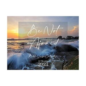 Calendario de pared con versículo bíblico de Be Not Afraid_1