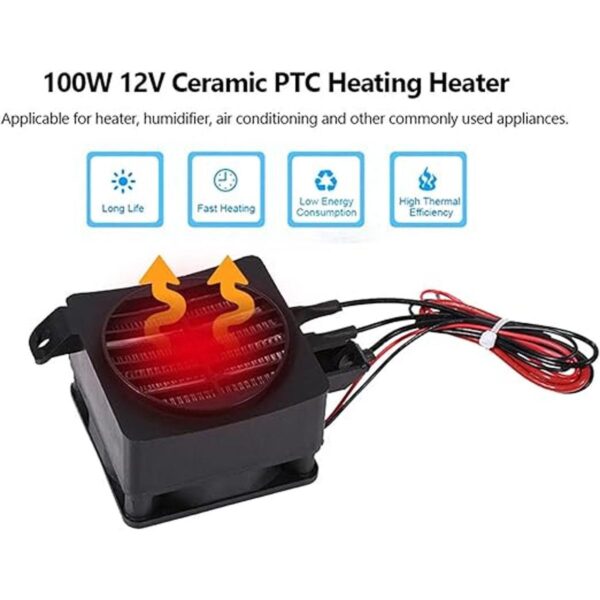 Calentador de aire de coche PTC de 100 W 12 V ahorro de_3