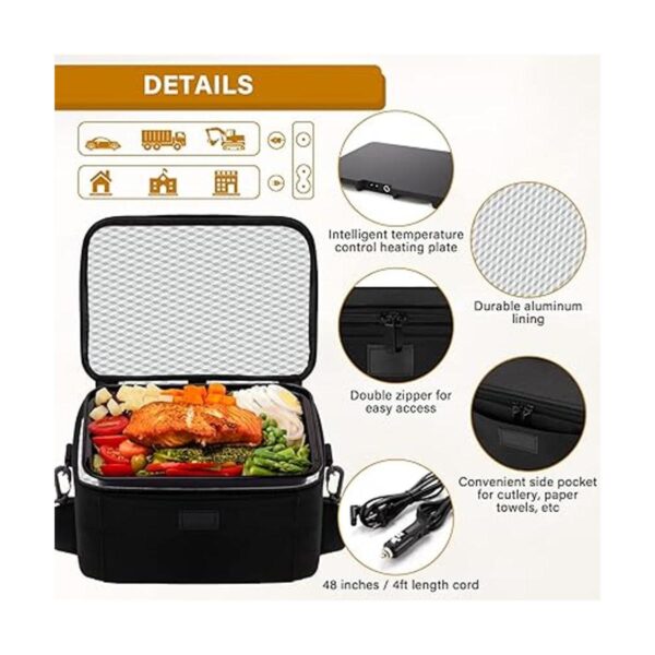 Calentador de alimentos portátil personal de 12 V 24 V