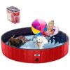 VHANVER Bañera plegable de plástico duro para mascotas_1