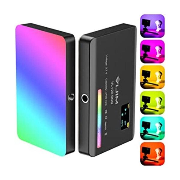 VIJIM VL120 Luz de video RGB portátil panel de luz LED_1