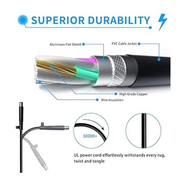 VHBW Adaptador de corriente HP de 120 W cargador HP para_2