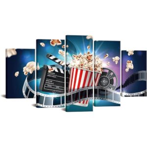 VANSEEING Lienzo de 5 paneles para hacer películas de_1