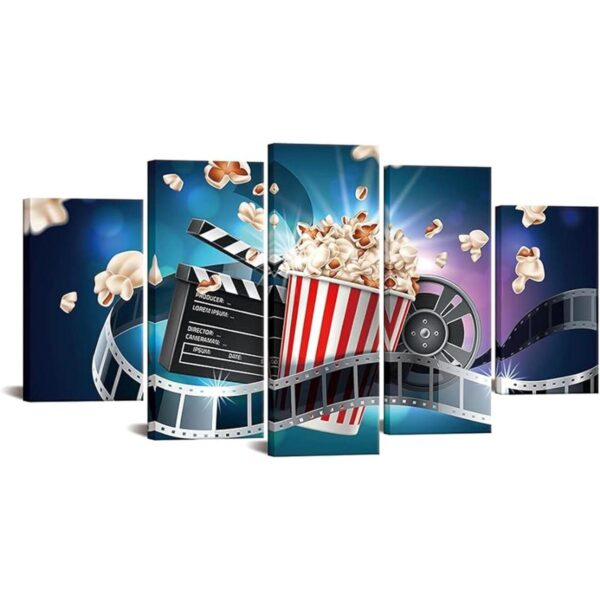 VANSEEING Lienzo de 5 paneles para hacer películas de_1
