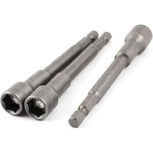 Uxcell Imán Hex Socket Nut Setter Conductor 10 mm x 100_1