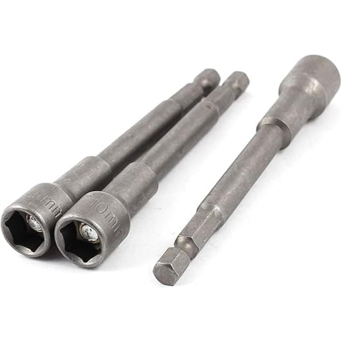 Uxcell Imán Hex Socket Nut Setter Conductor 10 mm x 100