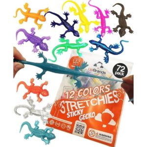 UpBrands Juego de 72 juguetes de lagartos súper elásticos_1