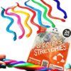 UpBrands Juego de 24 juguetes elásticos para serpientes de_1