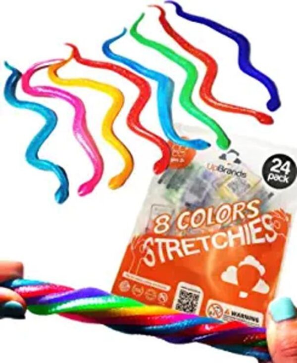 UpBrands Juego de 24 juguetes elásticos para serpientes de_1