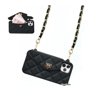 UnnFiko Funda tipo cartera compatible con iPhone 13 Pro_1