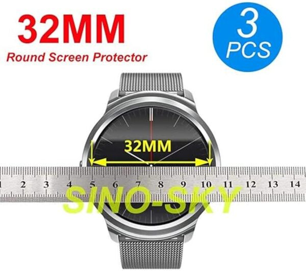 Universal Round Smart Watch HD Protector de pantalla_2