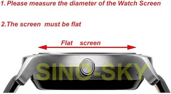 Universal Round Smart Watch HD Protector de pantalla_3