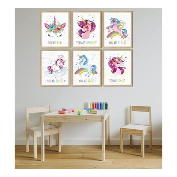 Unicornio decoración de habitación para niñas Motivador_3