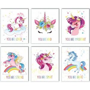 Unicornio decoración de habitación para niñas Motivador_1