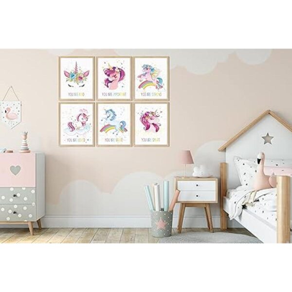 Unicornio decoración de habitación para niñas Motivador_4