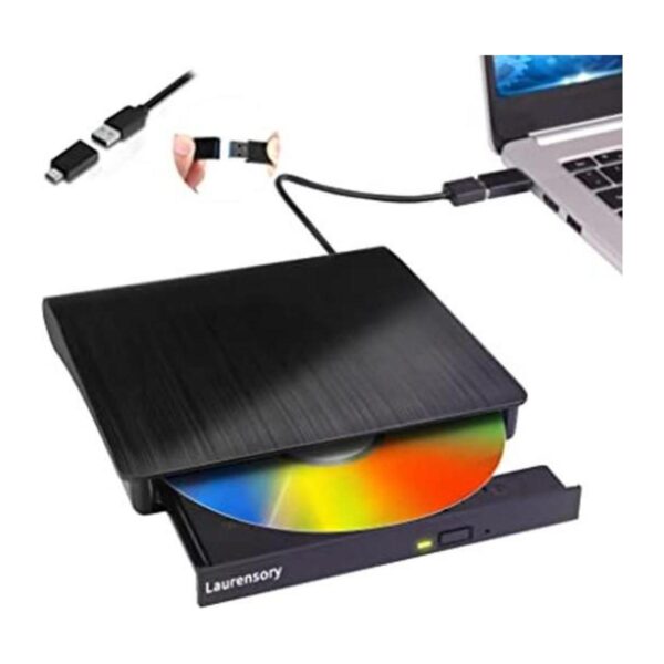 Unidad de DVD externa USB 3.0 tipo C USB C Reproductor de_1