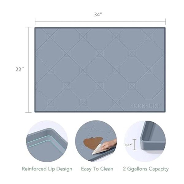 Under Sink Mat Under Sink Mats for Kitchen Waterproof_4